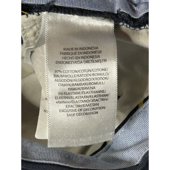 Polo Ralph Lauren Shorts Mens W34 Stretch Classic Fit Navy Blue Chino Golf - Picture 4 of 14